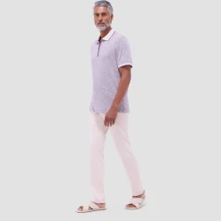 Textured Quarter-Zip Polo Shirt