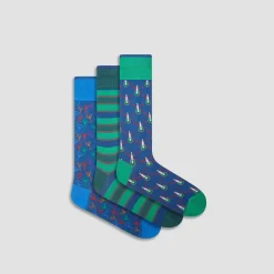 Three-Pair Assorted Sock Box