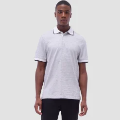 Two-Tone Bird's Eye Polo Shirt