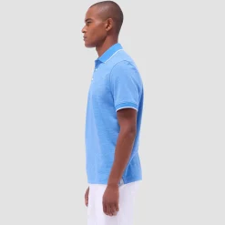Two-Tone Bird's Eye Polo Shirt