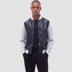 Varsity Hybrid Bomber Jacket