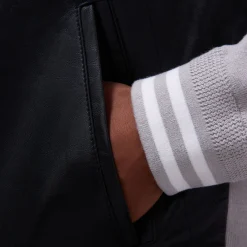 Varsity Hybrid Bomber Jacket
