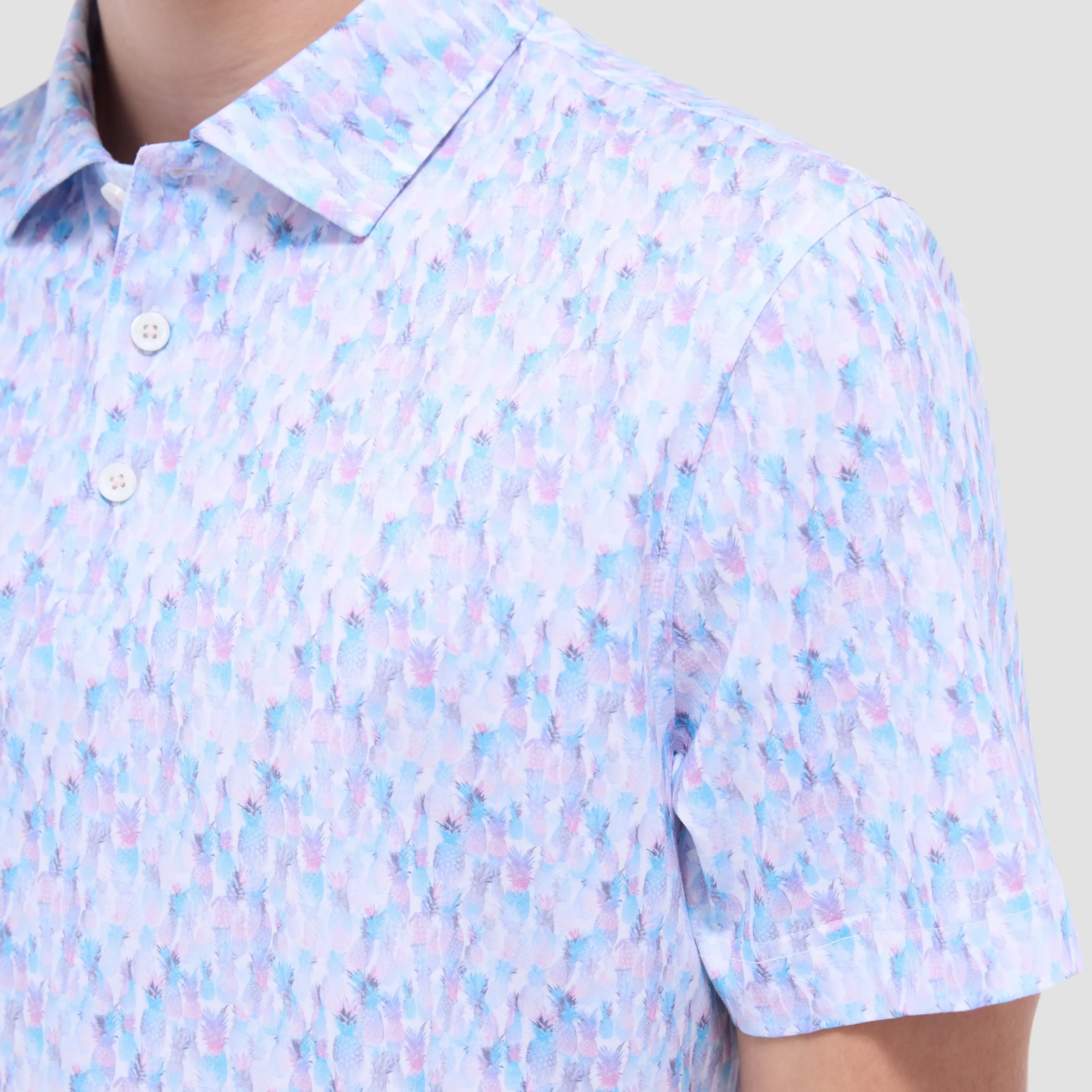 Victor Fruit Print OoohCotton Polo Shirt