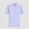 Victor Leaf Print OoohCotton Polo Shirt