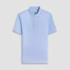 Victor Leaf Print OoohCotton Polo Shirt