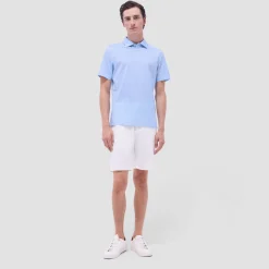 Victor Leaf Print OoohCotton Polo Shirt