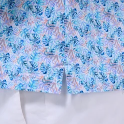 Victor Leaf Print OoohCotton Polo Shirt