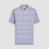 Vincent Double-Sided Abstract & Check OoohCotton Polo Shirt