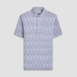 Vincent Double-Sided Abstract & Check OoohCotton Polo Shirt