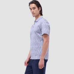 Vincent Double-Sided Abstract & Check OoohCotton Polo Shirt