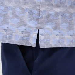 Vincent Double-Sided Abstract & Check OoohCotton Polo Shirt
