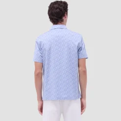 Vincent Double-Sided Geometric & Solid OoohCotton Polo Shirt