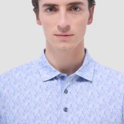 Vincent Double-Sided Geometric & Solid OoohCotton Polo Shirt