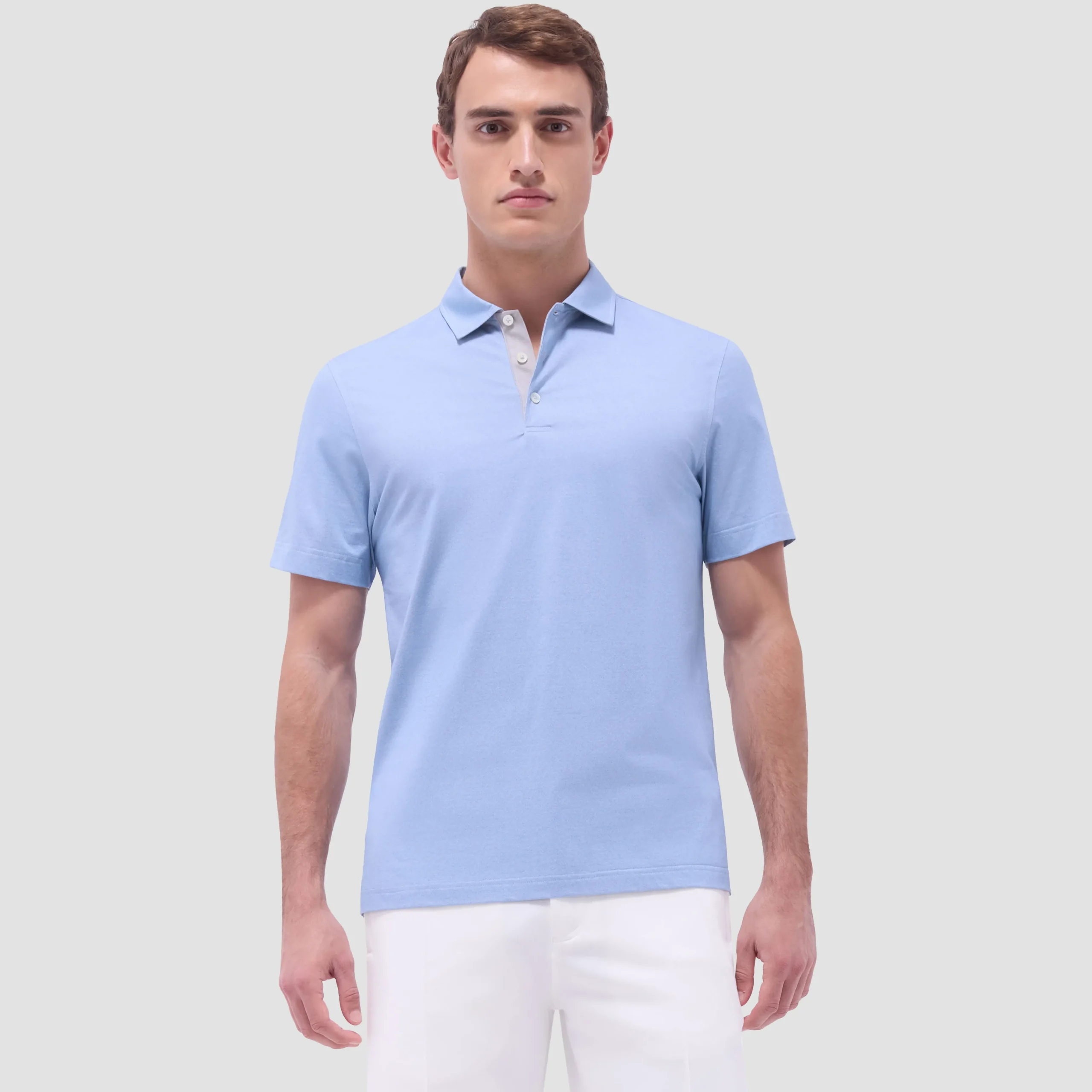 Vincent Double-Sided Solid OoohCotton Polo Shirt