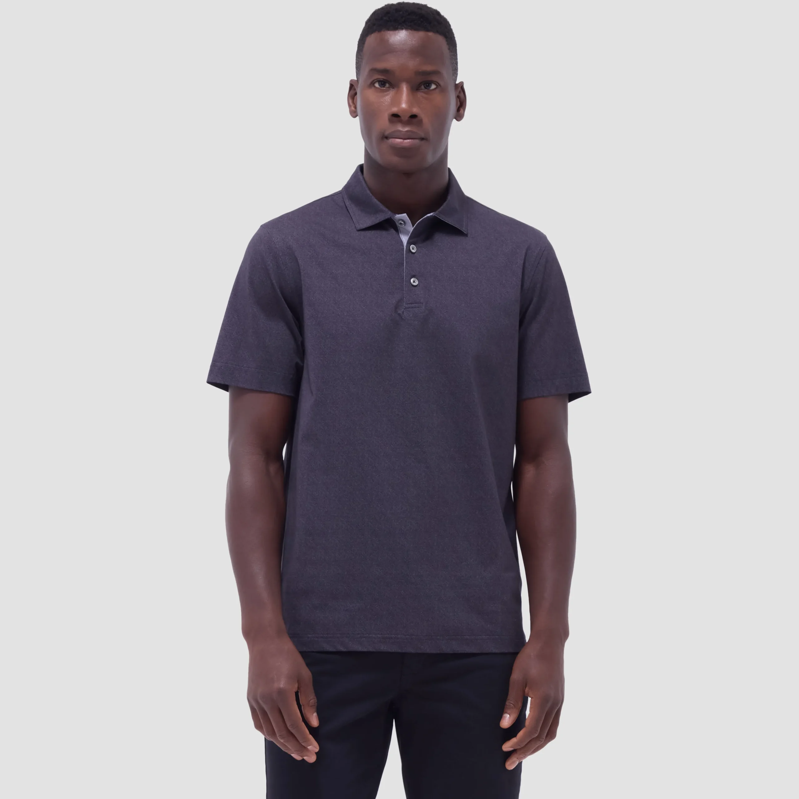 Vincent Double-Sided Solid OoohCotton Polo Shirt