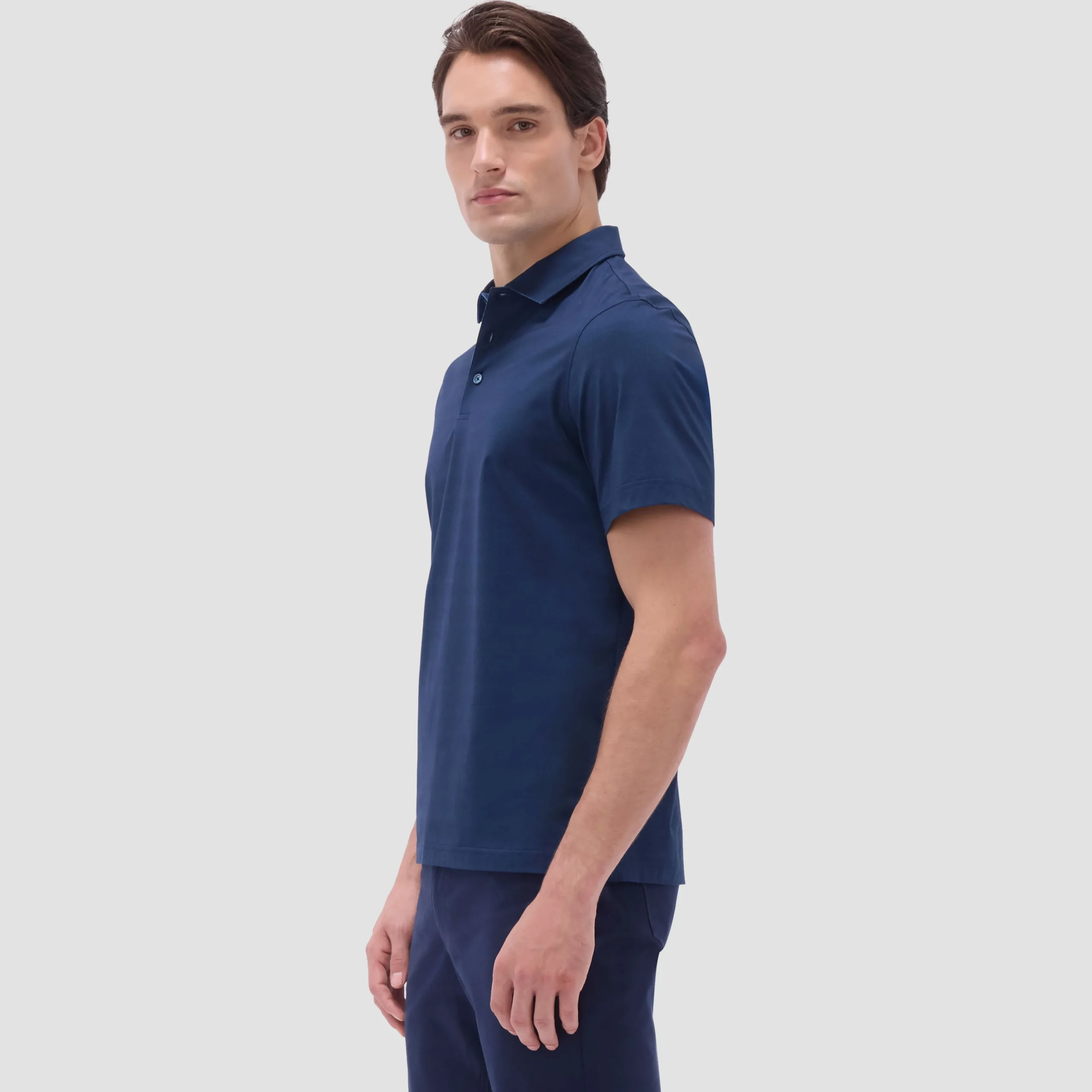 Vincent Double-Sided Solid OoohCotton Polo Shirt
