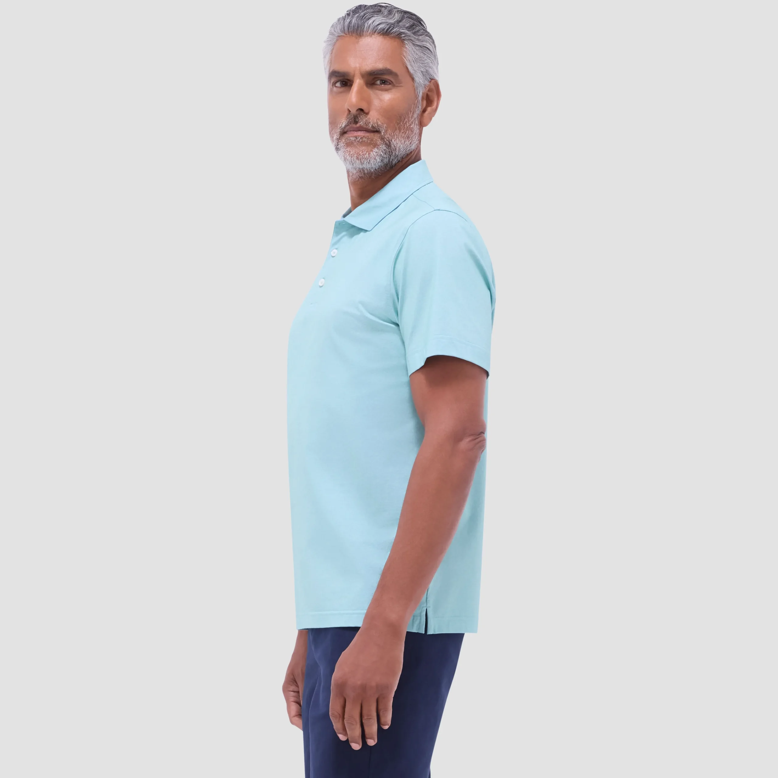 Vincent Double-Sided Solid OoohCotton Polo Shirt