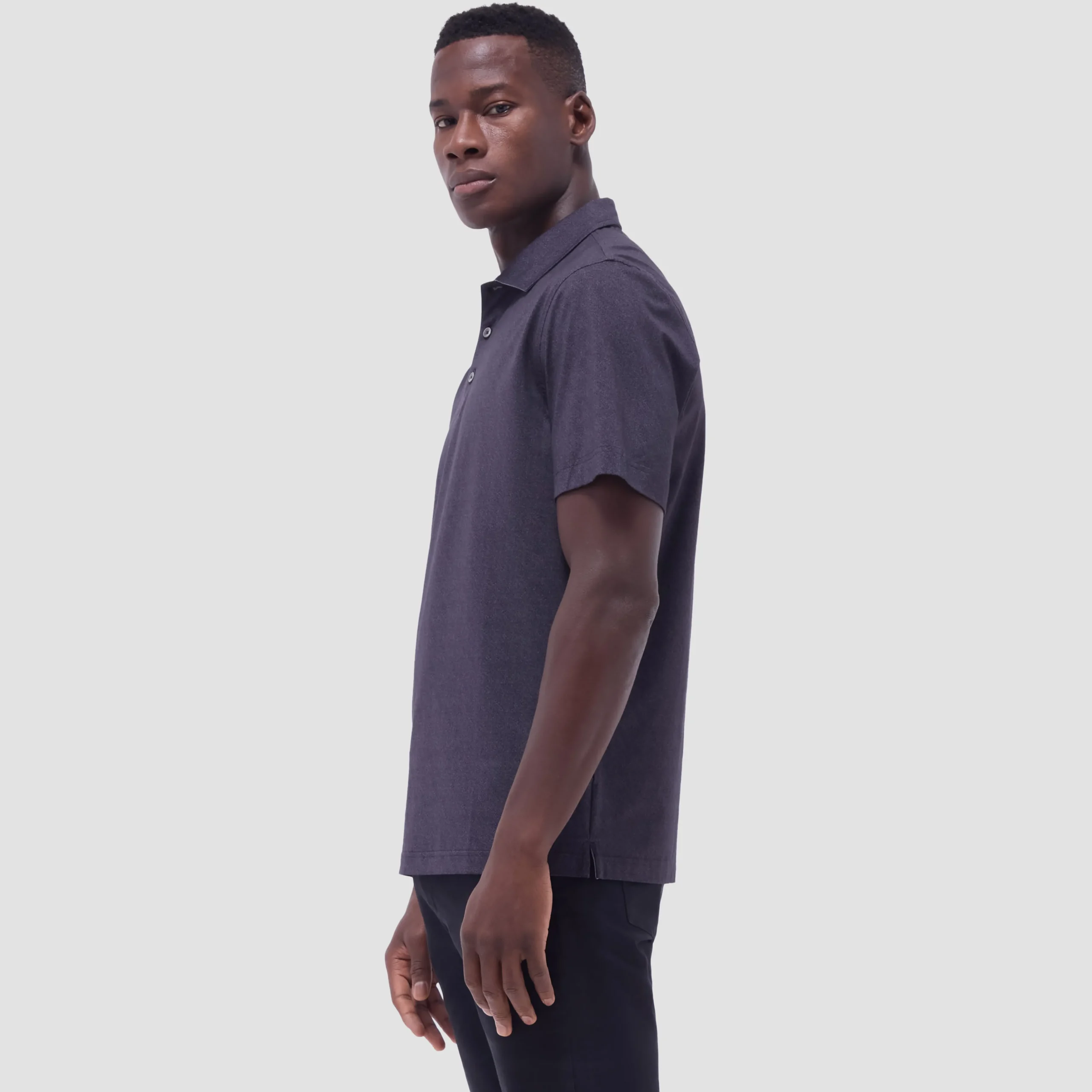 Vincent Double-Sided Solid OoohCotton Polo Shirt