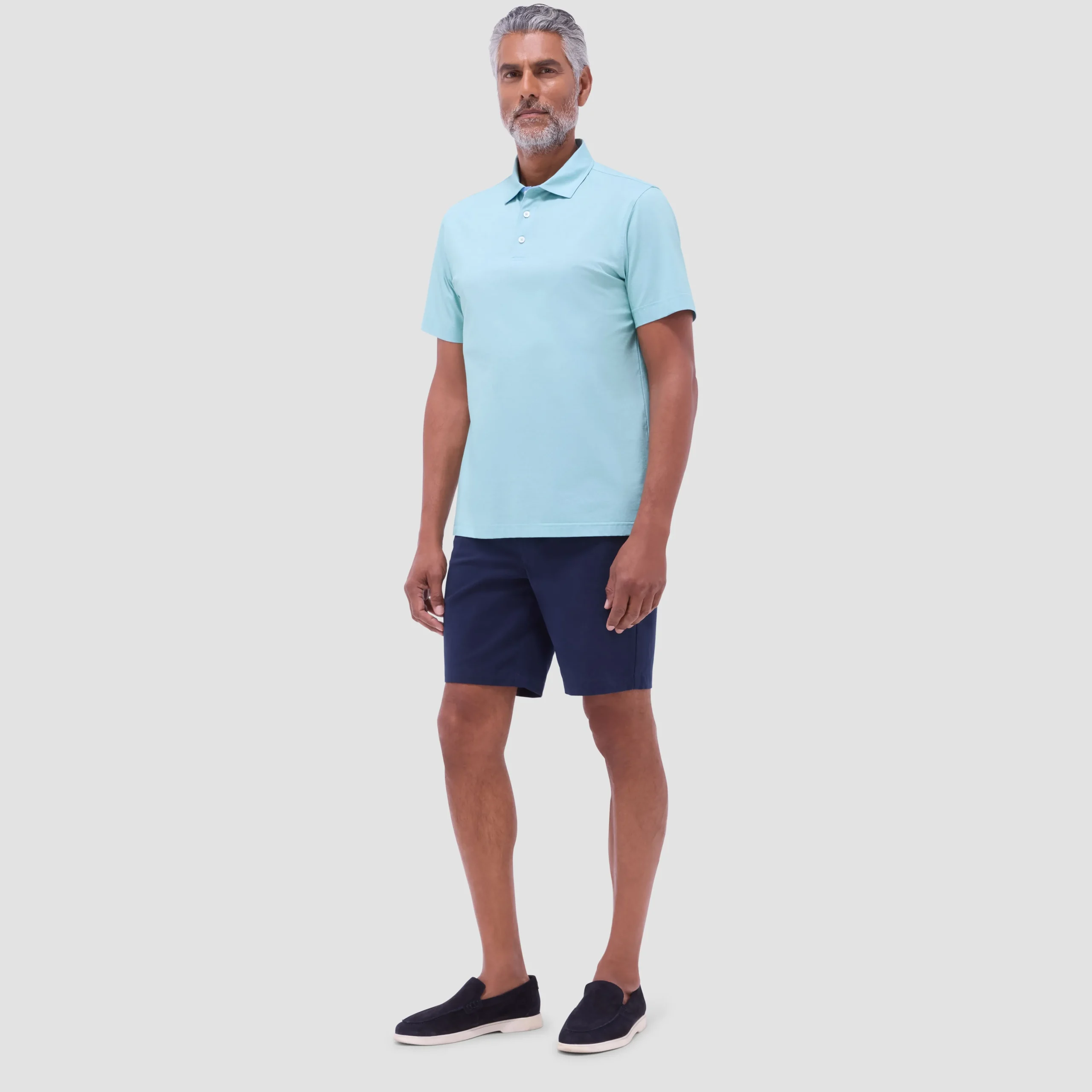 Vincent Double-Sided Solid OoohCotton Polo Shirt