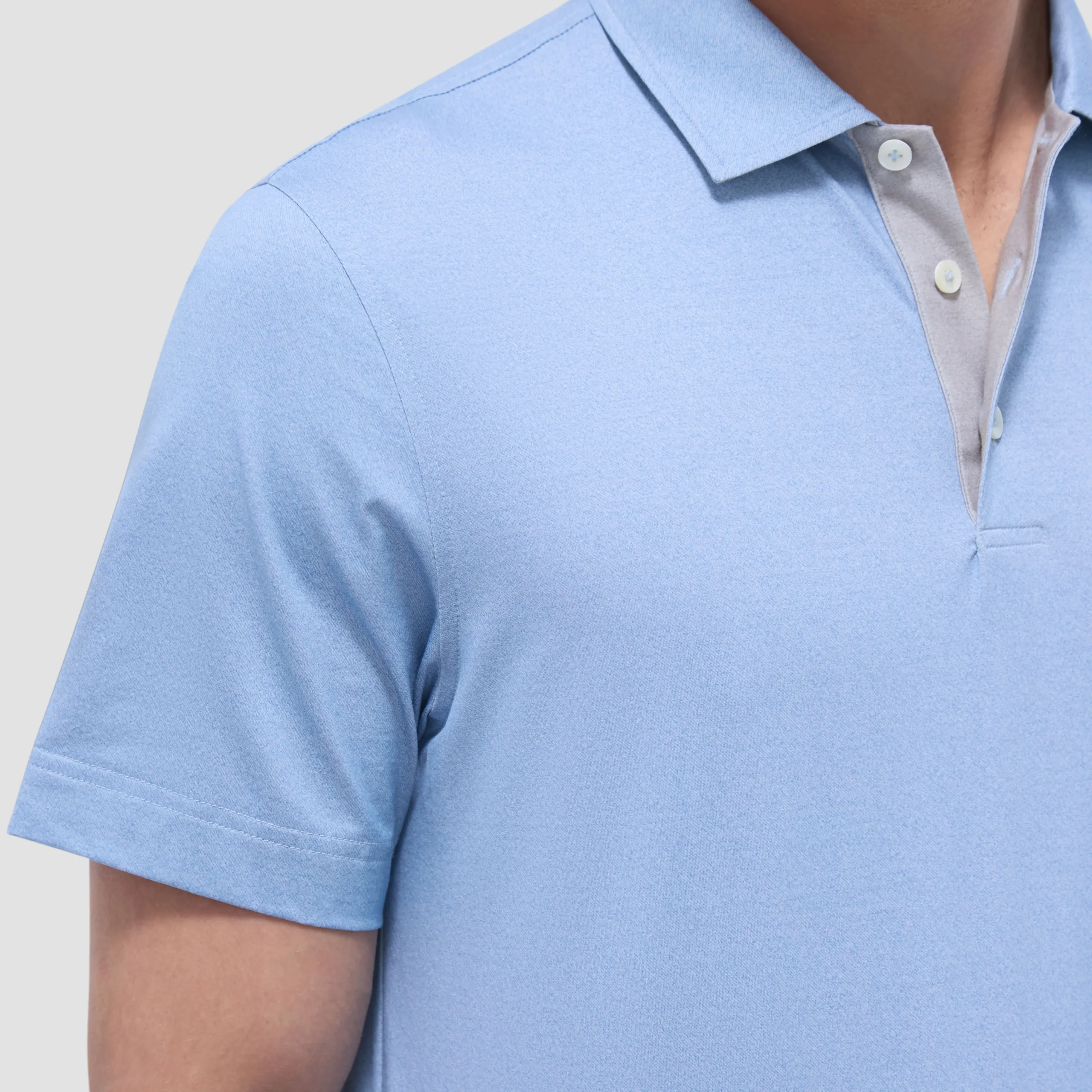 Vincent Double-Sided Solid OoohCotton Polo Shirt