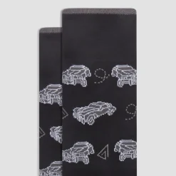 Vintage Car Mid-Calf Socks