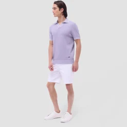 Wide Rib Short Sleeve Johnny Sweater
