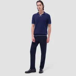 Wide Rib Short Sleeve Johnny Sweater