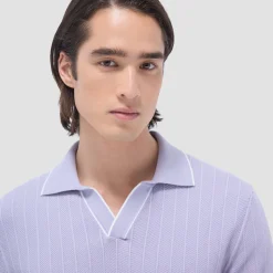 Wide Rib Short Sleeve Johnny Sweater
