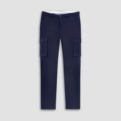 Wool Blend Knit Cargo Pants