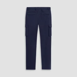 Wool Blend Knit Cargo Pants
