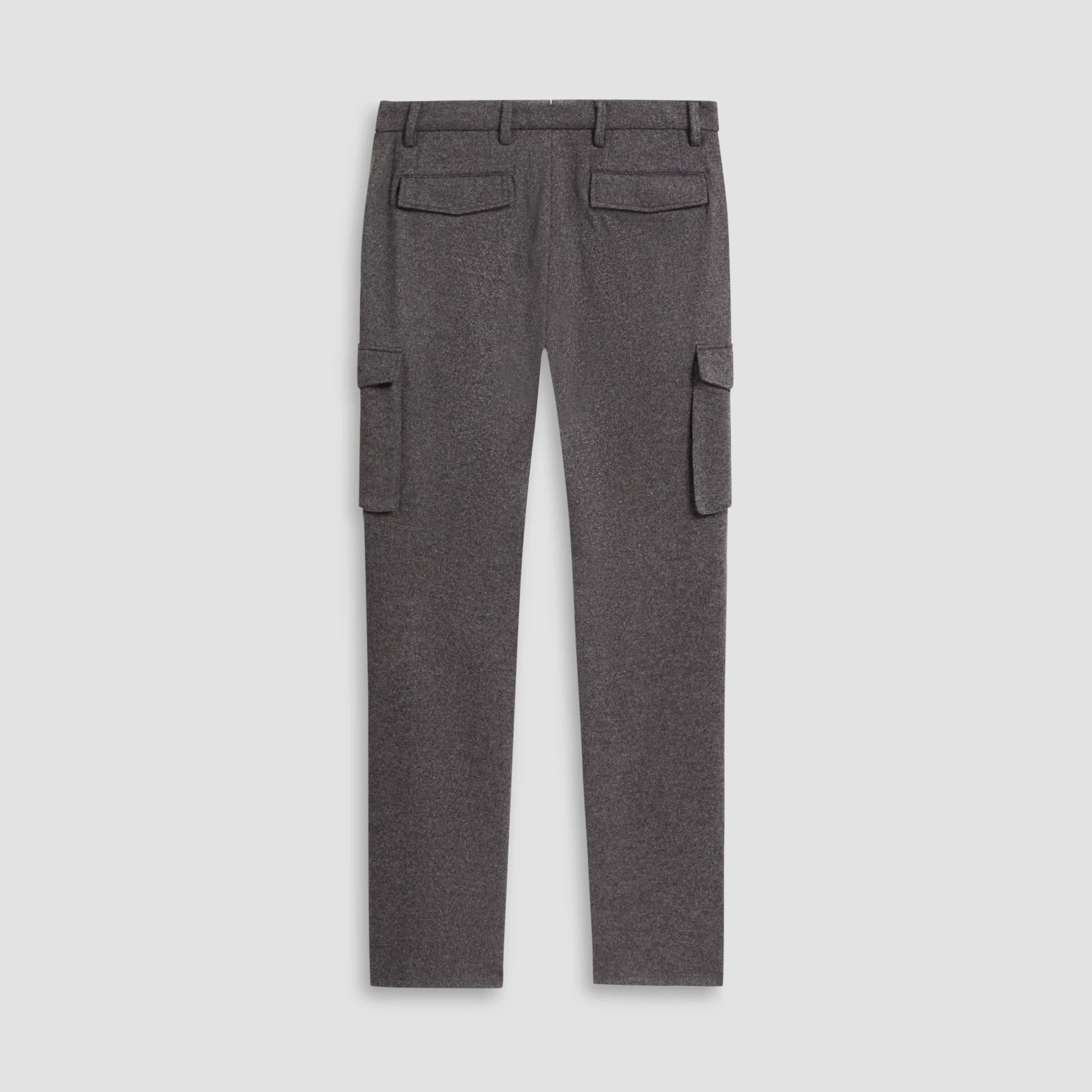 Wool Blend Knit Cargo Pants