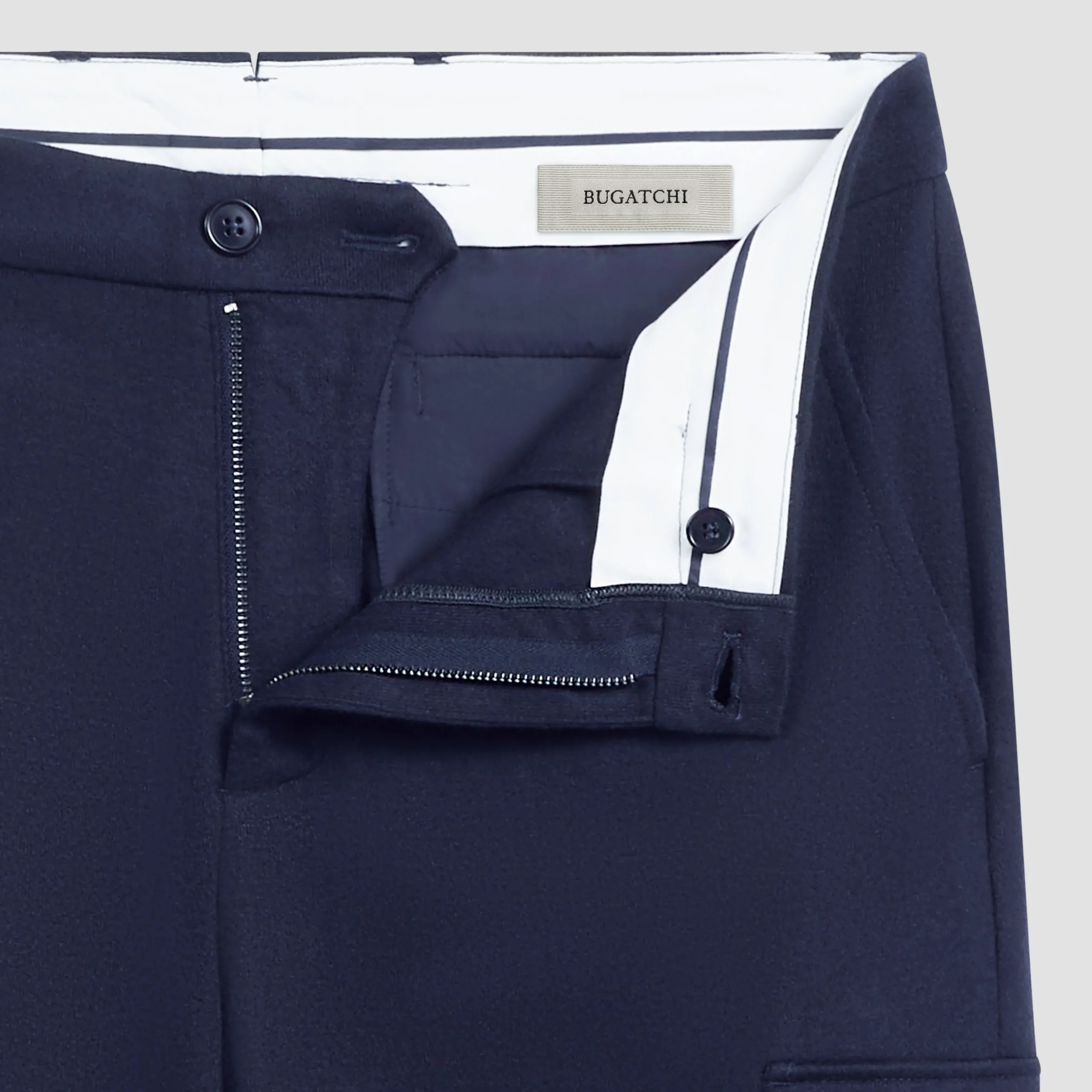 Wool Blend Knit Cargo Pants