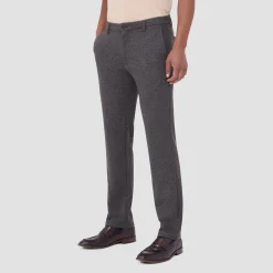 Wool Blend Knit Dress Pants