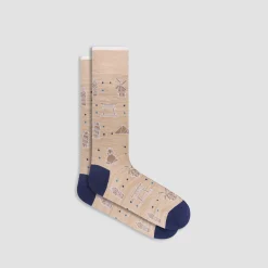 World Landmarks Mid-Calf Socks