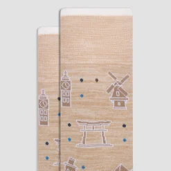 World Landmarks Mid-Calf Socks